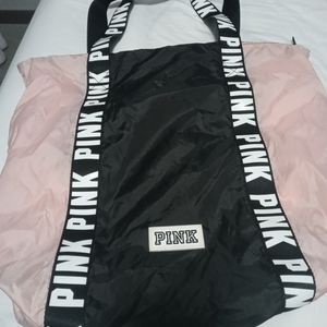 Pink nylon bag